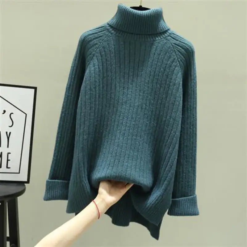Thick Knit Bottoming Shirt Top