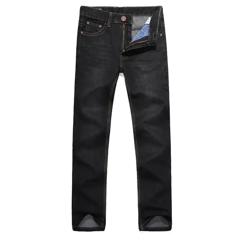 Men's Mid-Rise Straight Leg Jeans