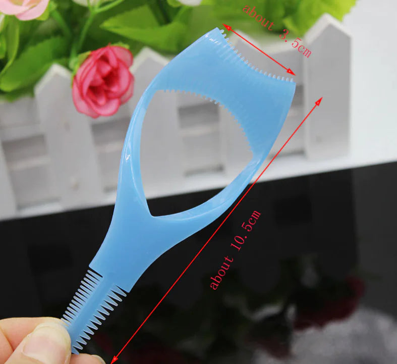 Crystal 3-in-1 Eyelash Tool with Brush and Comb