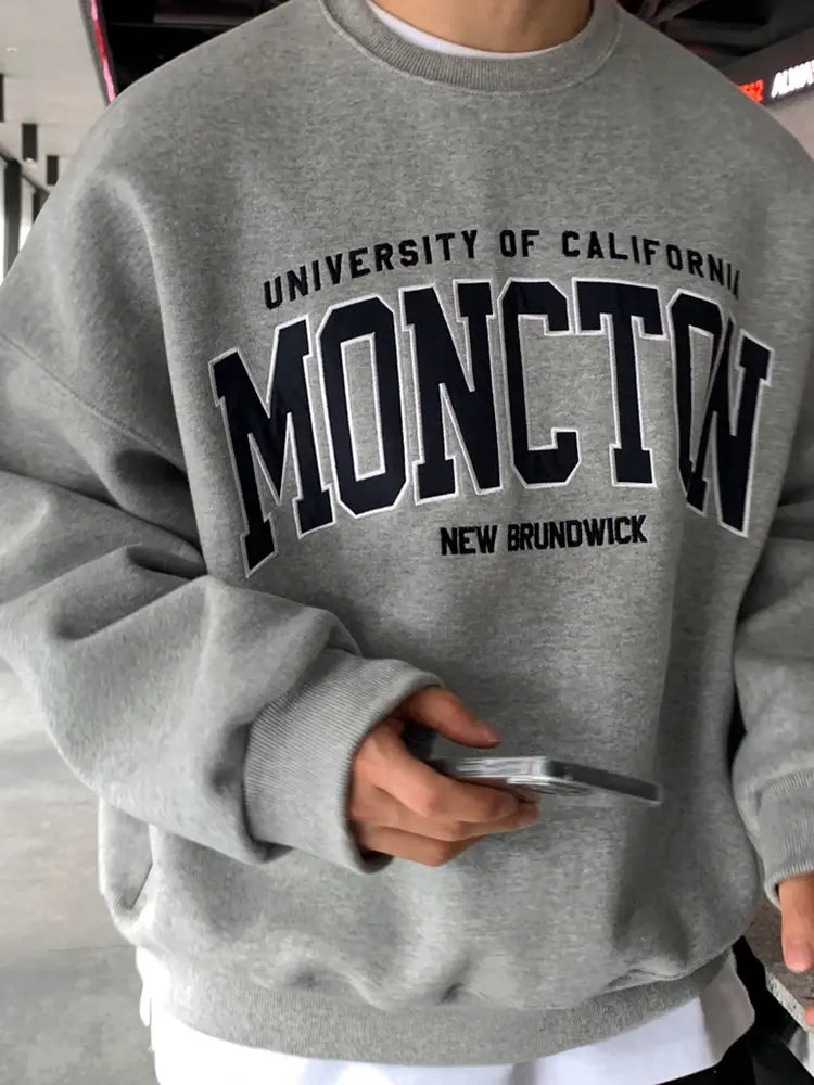 Men's Sweatshirt UC MONCTON Brunswick Grey Pullover