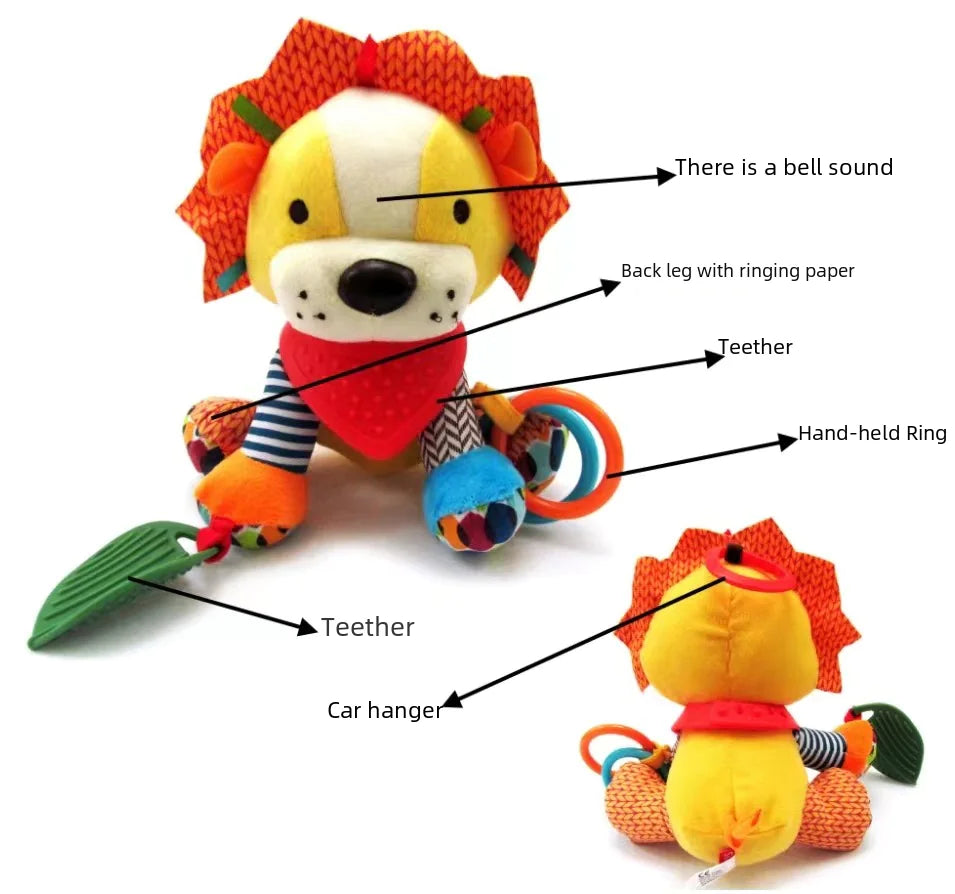 Baby Plush Toy with Tags - Soothing Biting Doll