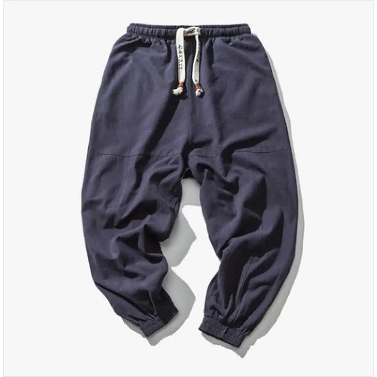 Men's Japanese Loose Cotton-Linen Trousers