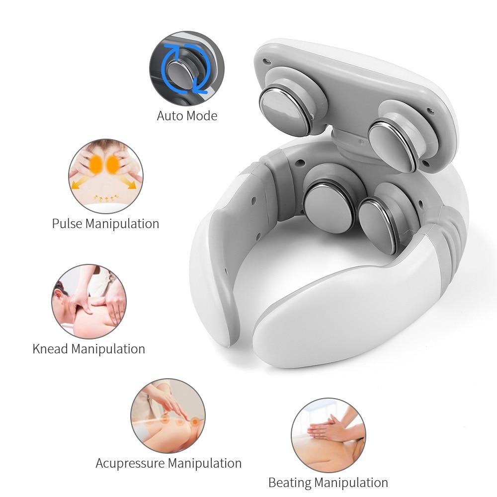 4D Therapeutic Neck  Massager + Remote Control