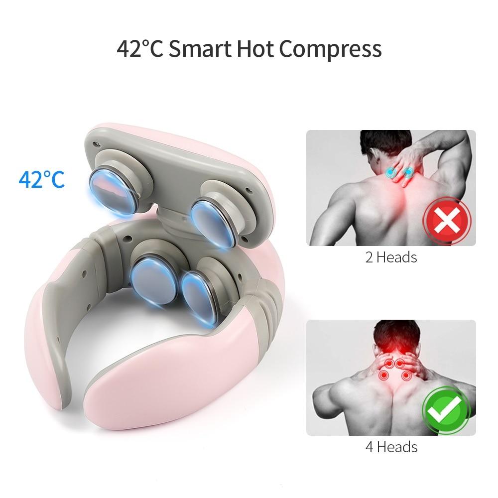 4D Therapeutic Neck  Massager + Remote Control