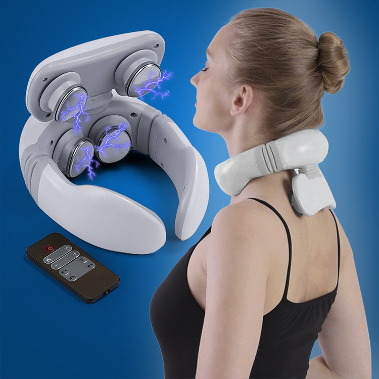 4D Therapeutic Neck  Massager + Remote Control