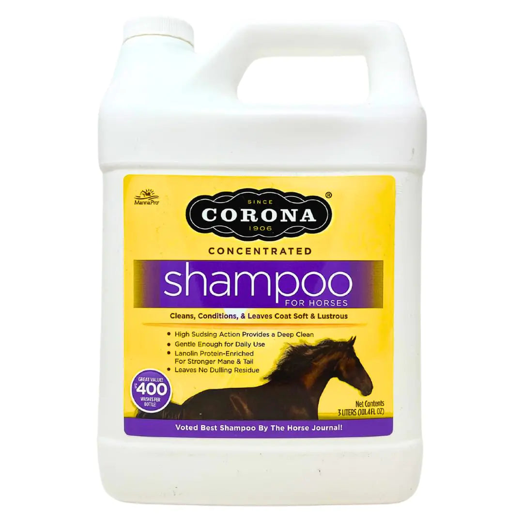 Corona Concentrated| Deep Cleaning Shampoo for Horses 3 Litre