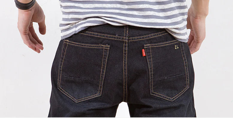 Men's Mid-Rise Straight Leg Jeans