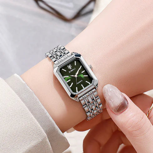 Wolff Women's Square Steel Bracelet Watch (One Piece)