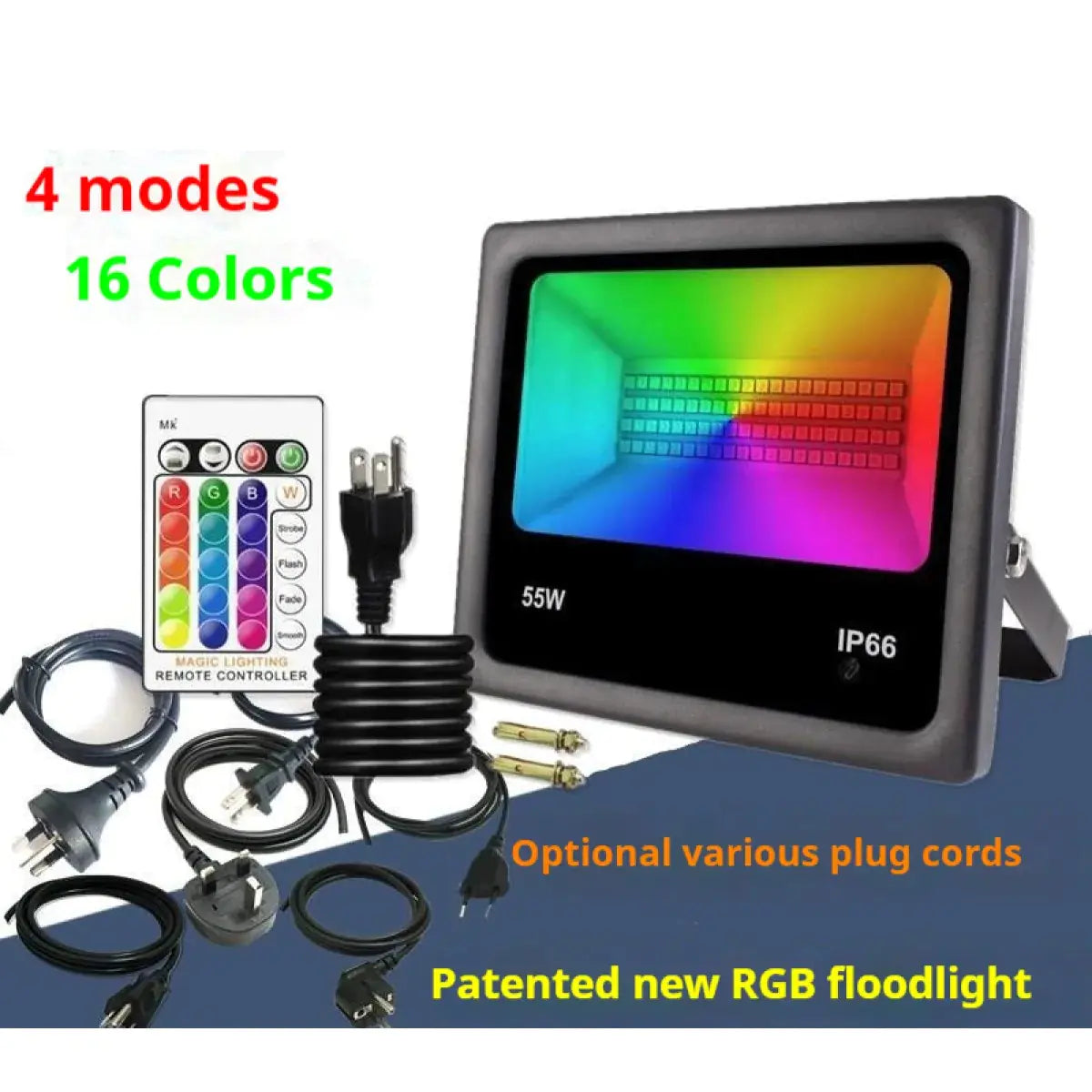 Color-Changing Outdoor LED Floodlight
