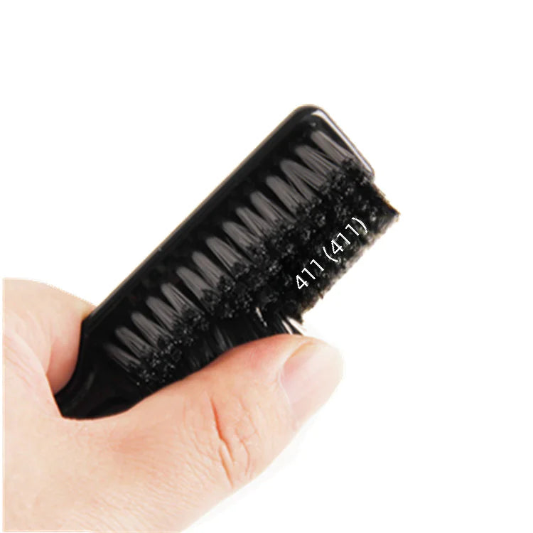 Vintage Barber Oil Head and Beard Brush 2-in-1 Cleaning Tool