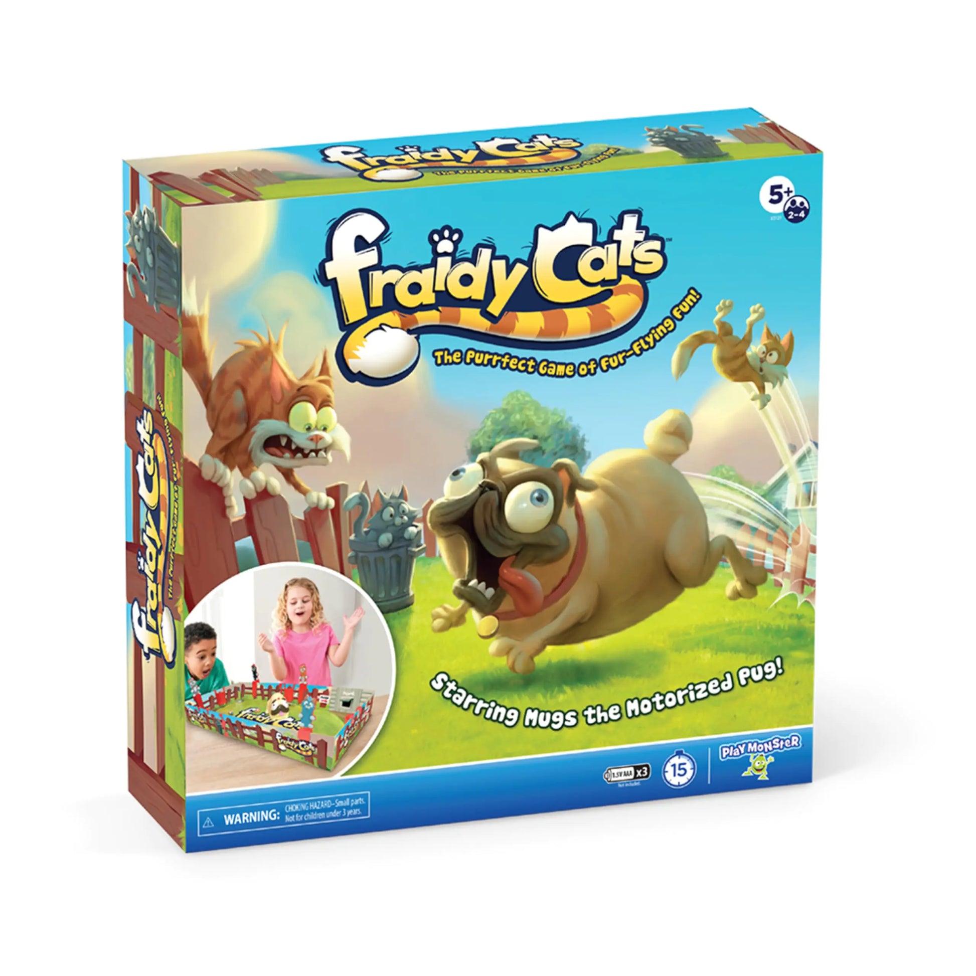 Fraidy Cats Interactive Board Games for Kids- Board Games for Family Night Family Games Game Night Family Board Games Kids Toys Preschool Toys2-4 Multi-Player Game Ages 5+