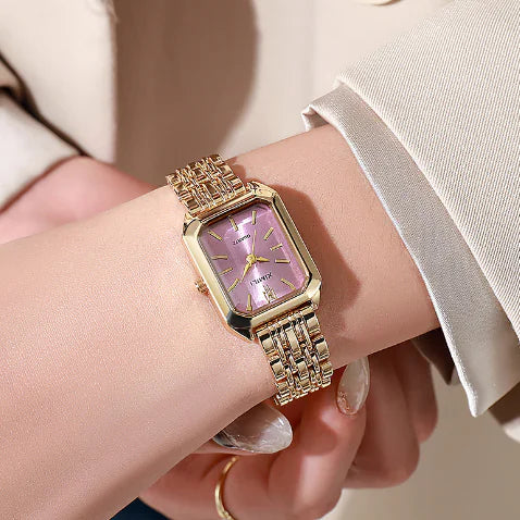 Wolff Women's Square Steel Bracelet Watch (One Piece)