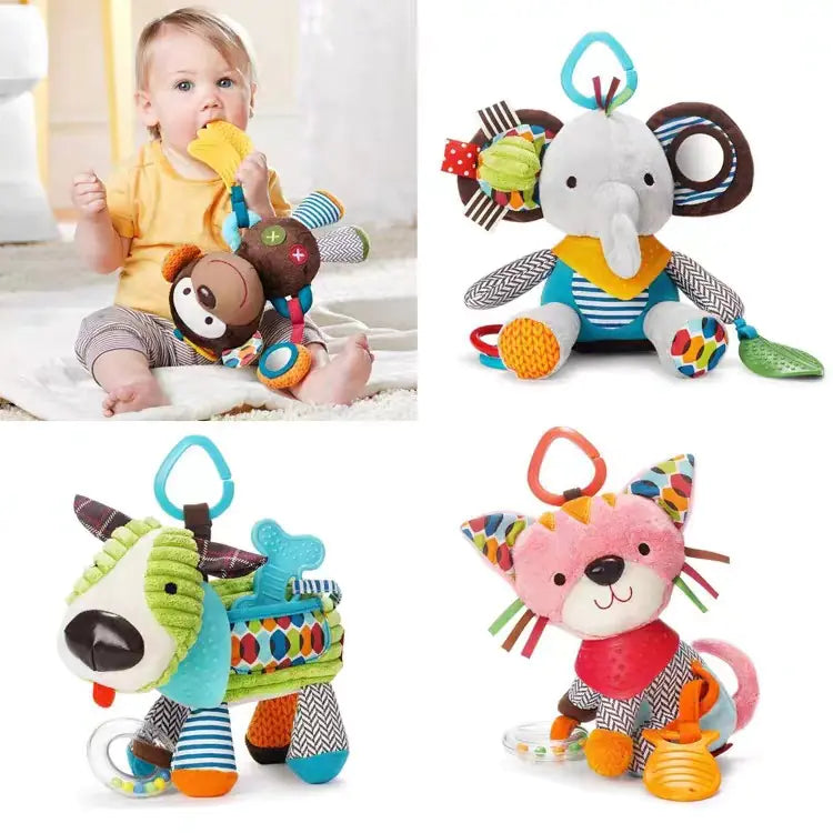 Baby Plush Toy with Tags - Soothing Biting Doll