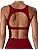 Open Back Sports Bras for Women Supportive Workout Tank Tops Built in Bra Square Neck Crop Yoga Top Push Up