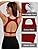 Open Back Sports Bras for Women Supportive Workout Tank Tops Built in Bra Square Neck Crop Yoga Top Push Up