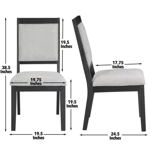 Molly - Side Chair- Black