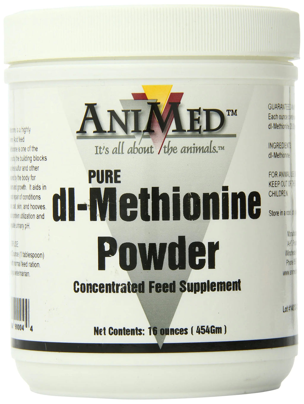 AniMed Dl-Methionine Pure for Horses 16Oz…
