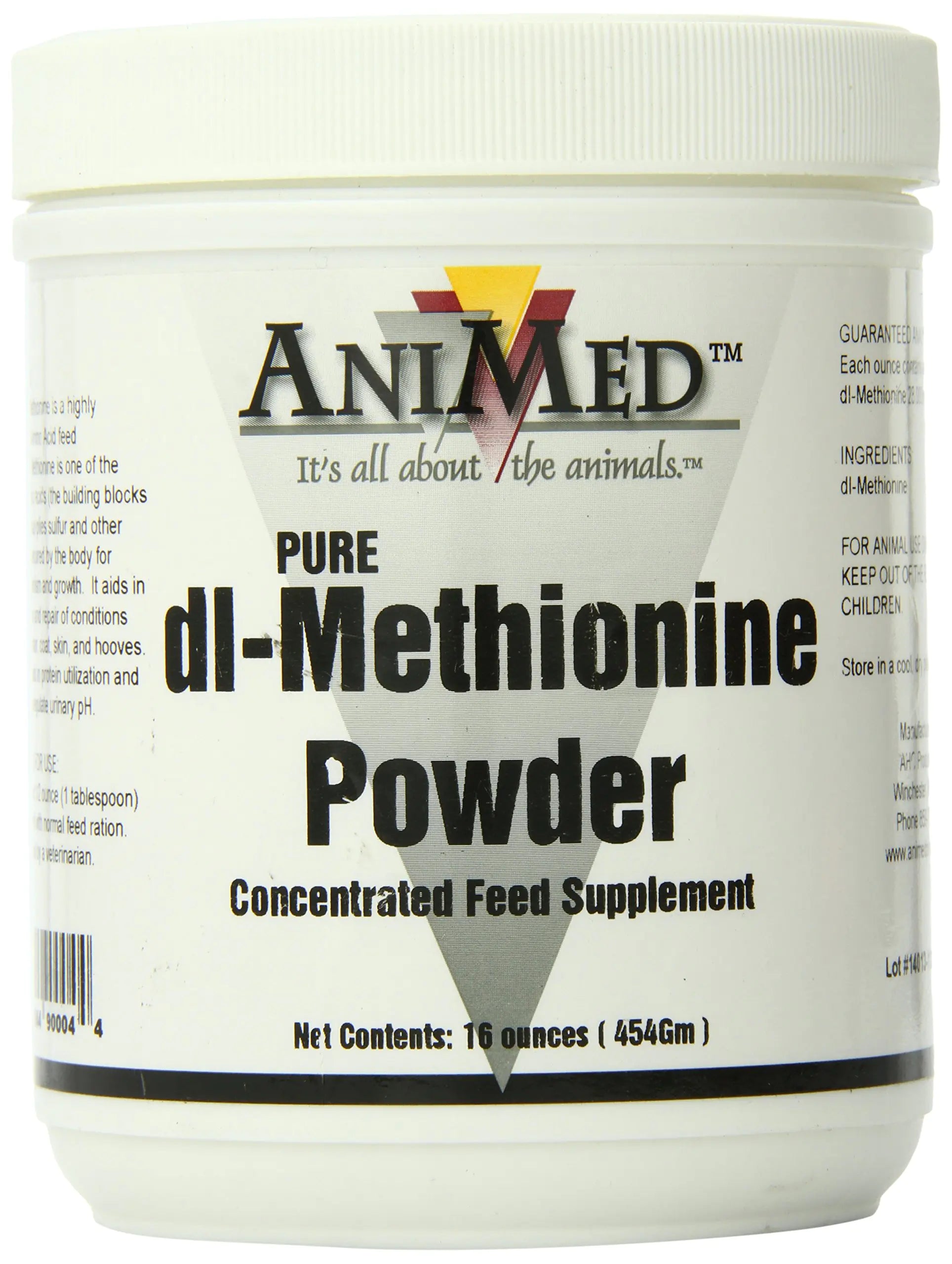 AniMed Dl-Methionine Pure for Horses 16Oz…
