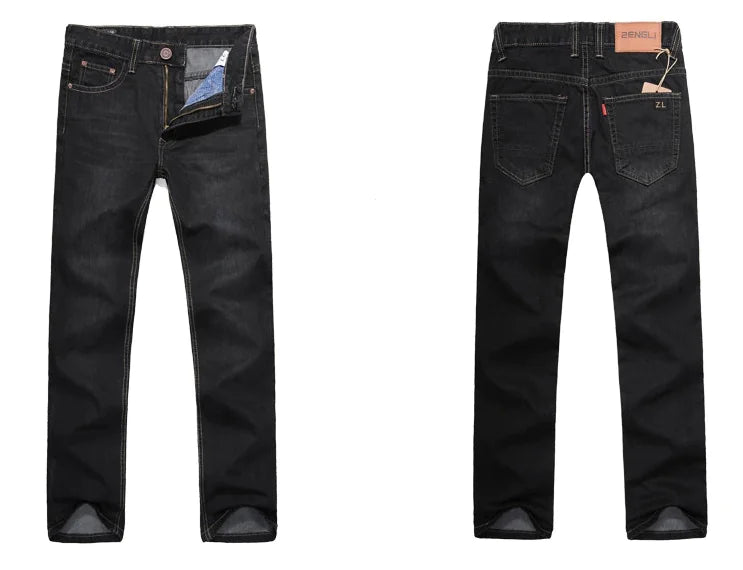 Men's Mid-Rise Straight Leg Jeans