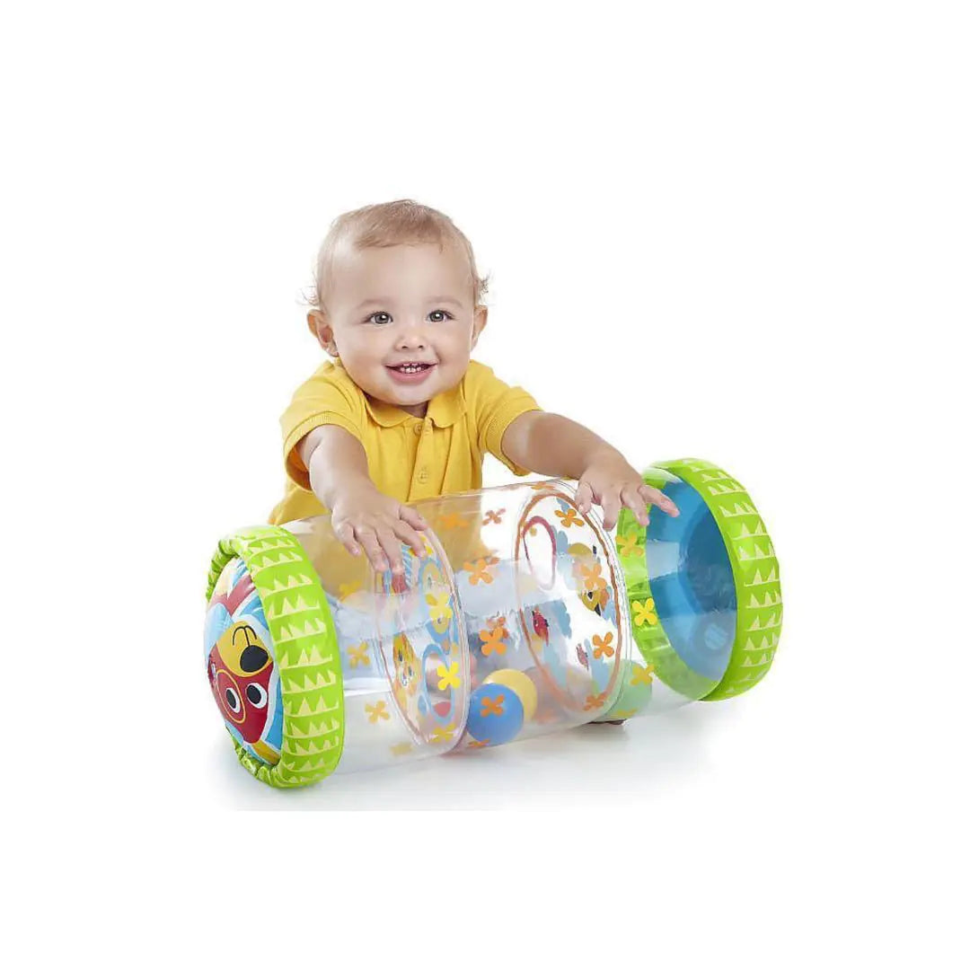 Inflatable Baby Walker PVC Crawling Toy with Bells