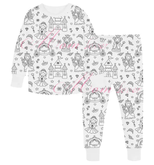 Children's DIY Hand-Painted Pajama Set
