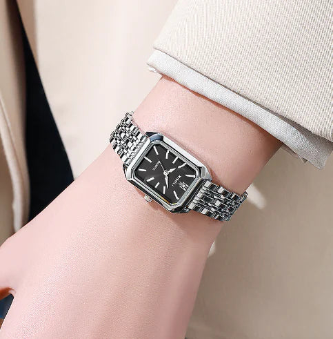 Wolff Women's Square Steel Bracelet Watch (One Piece)