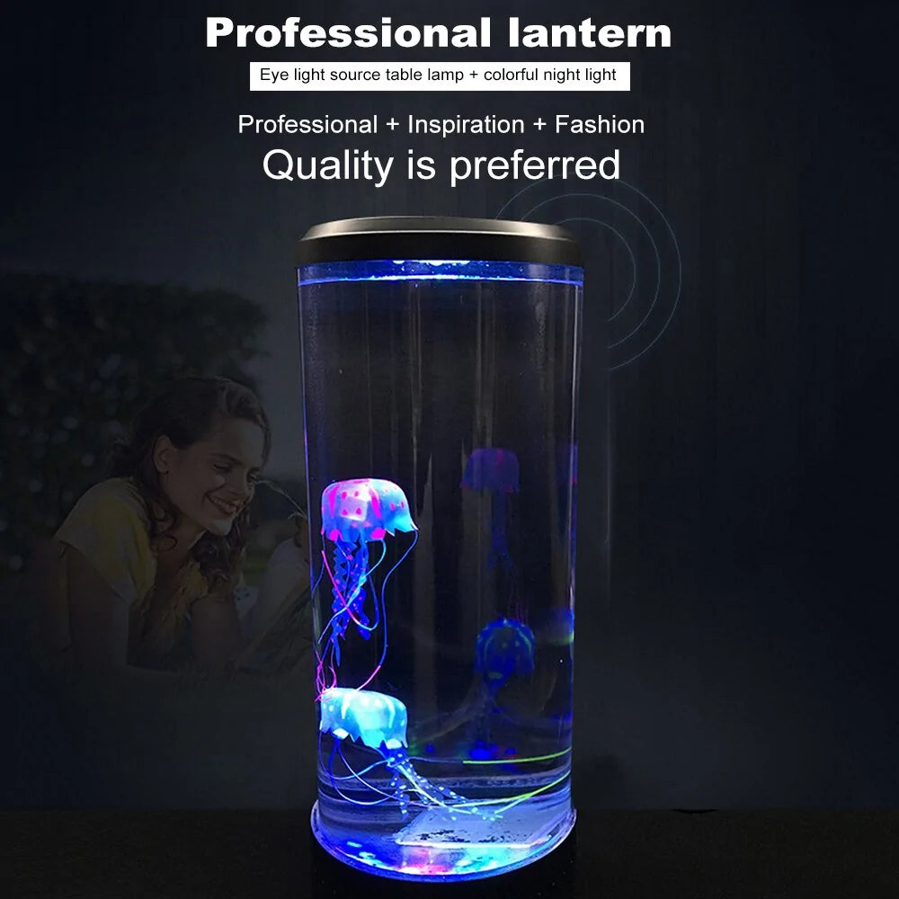 LED Jellyfish Aquarium Color Changing Night Light