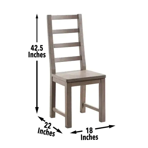 Auckland - Side Chair- Brown
