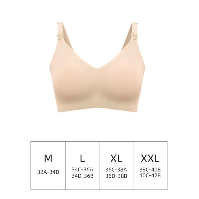 Sexy Seamless Maternity Nursing Bra for Women