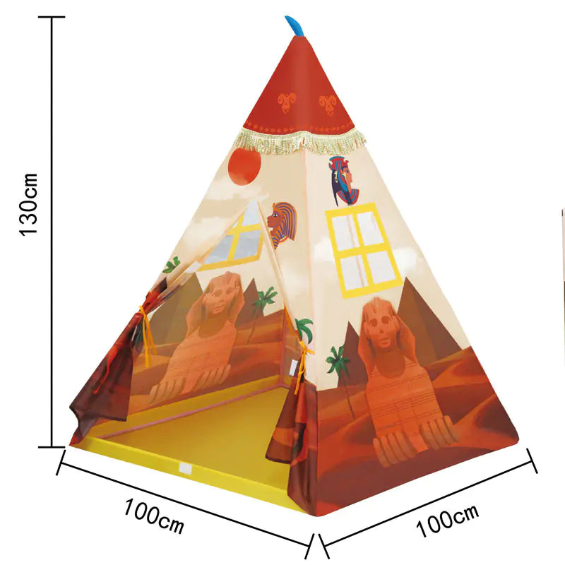 Indian Baby Tent for Kids, Outdoor Playhouse Toy