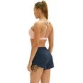 icyzone Padded Strappy Sports Bra Yoga Tops Activewear Workout Clothes for Women (M Pale Blush)