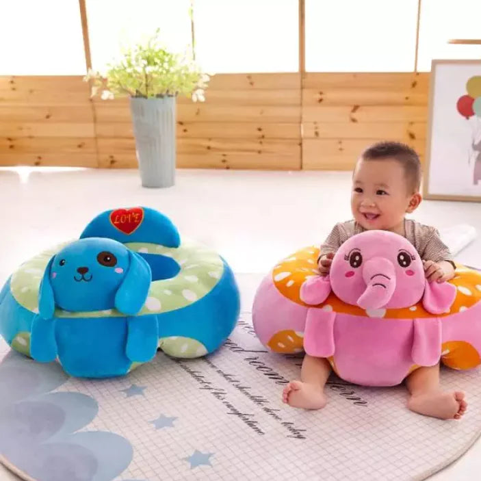 Plush Toy Baby Sofa - Cartoon Style Learning Seat