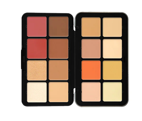 12 & 16 Color Iron Box Blush Palette for Brightening