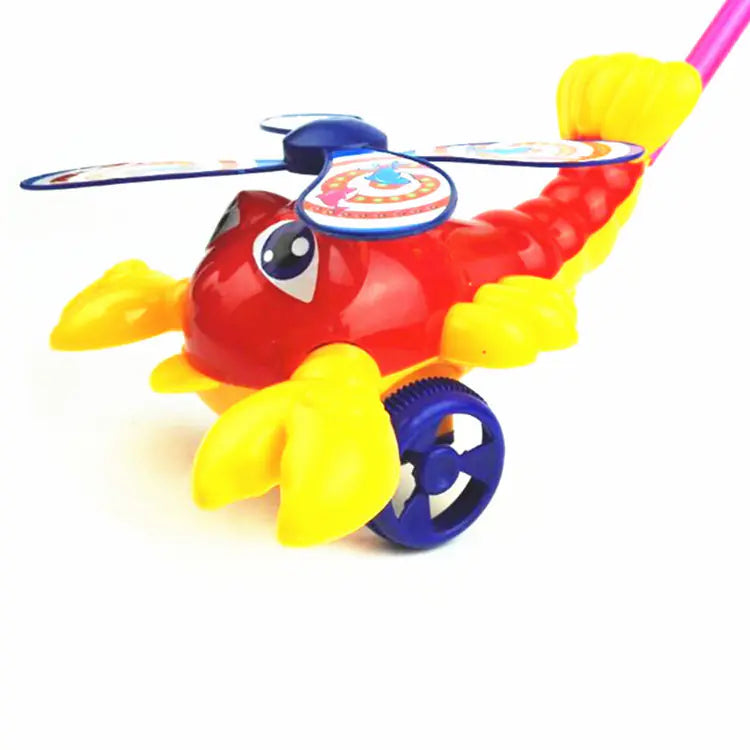 Baby Learning Walker Toy - Single Rod Push Plane