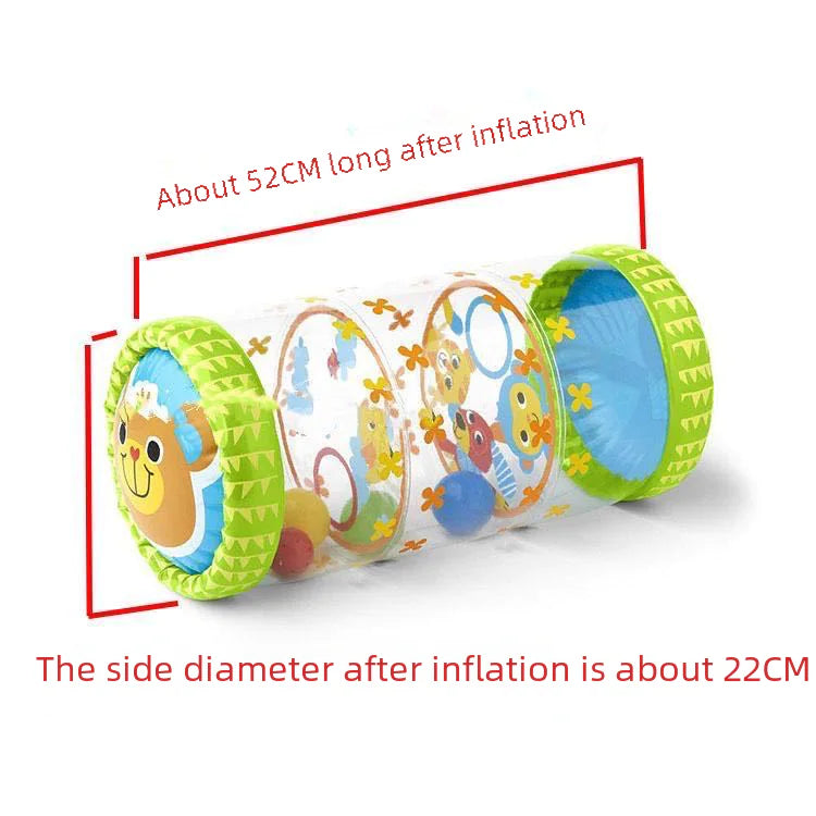 Inflatable Baby Walker PVC Crawling Toy with Bells