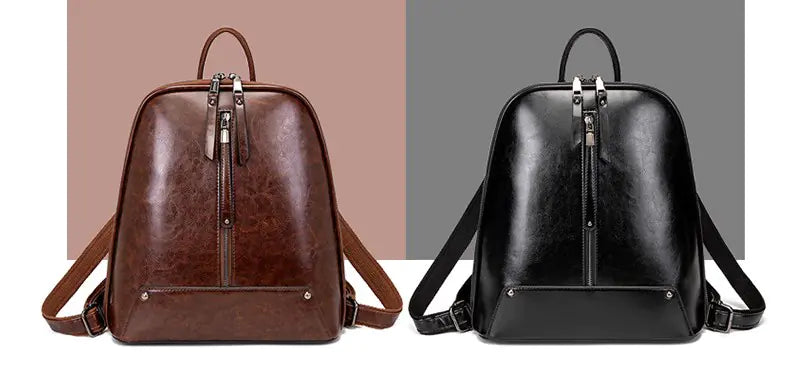 Genuine Leather Women's Backpack