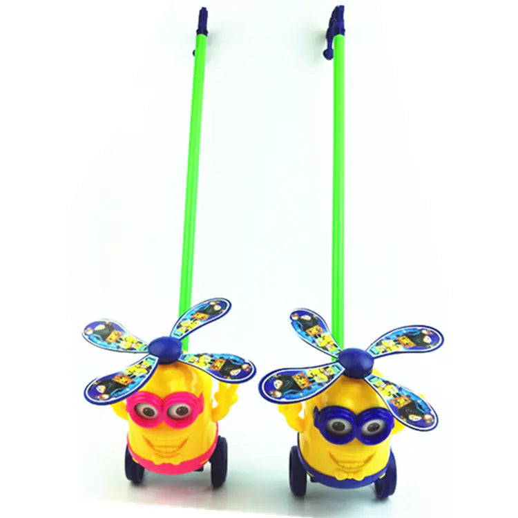 Baby Learning Walker Toy - Single Rod Push Plane