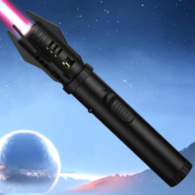 Portable Metal Windproof Flame Lighter - Laser Sword Style