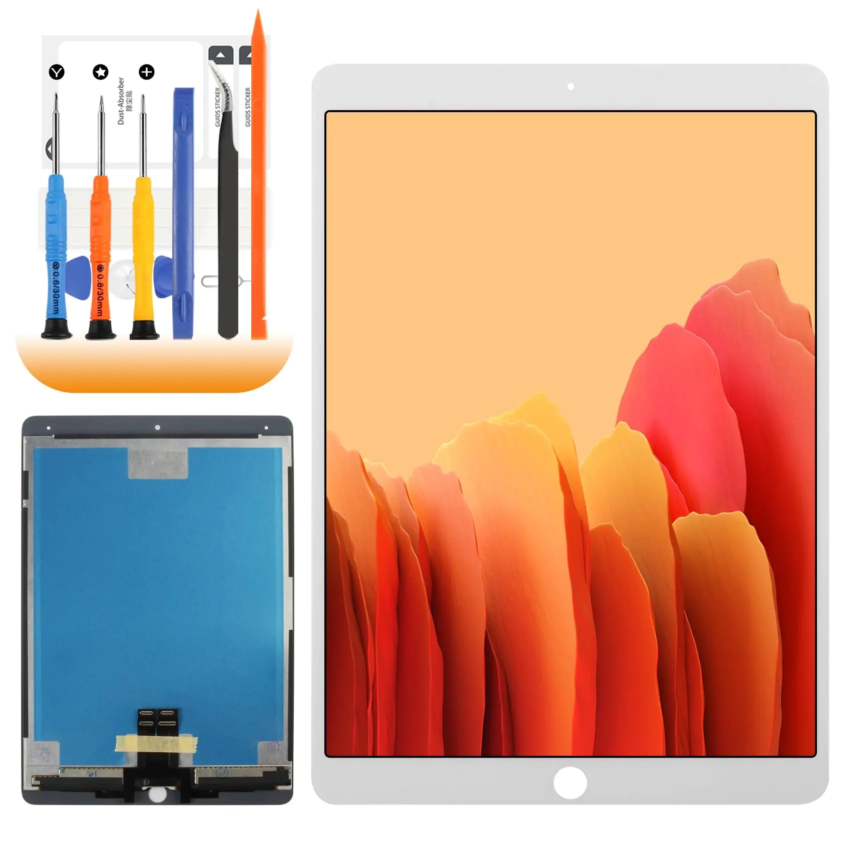 LCD for iPad Pro 10.5 2017 Screen Replacement for iPad A1701 A1709 LCD Replacement for iPad Pro 10.5 LCD Screen and Digitizer A1701 Assembly Repair Parts (White)