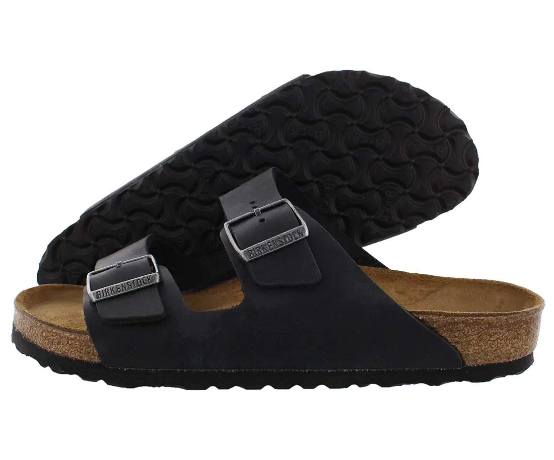 Birkenstock Unisex Arizona SandalBlack Oiled Leather43 M EU