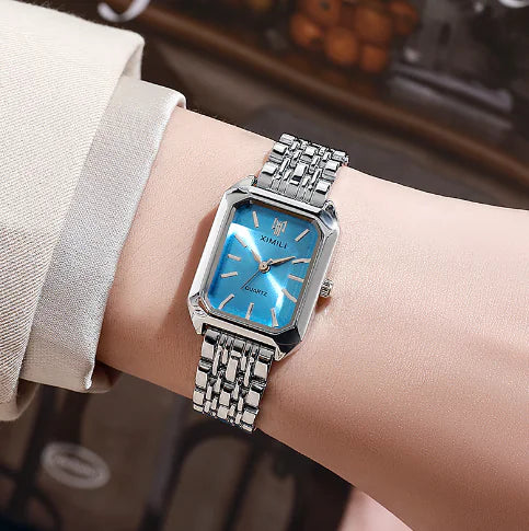 Wolff Women's Square Steel Bracelet Watch (One Piece)