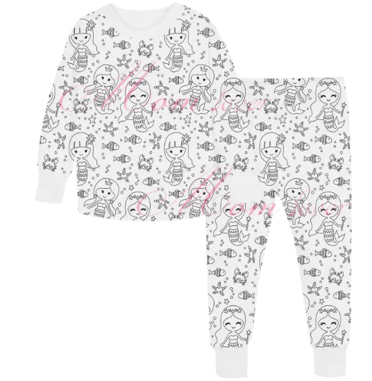 Children's DIY Hand-Painted Pajama Set