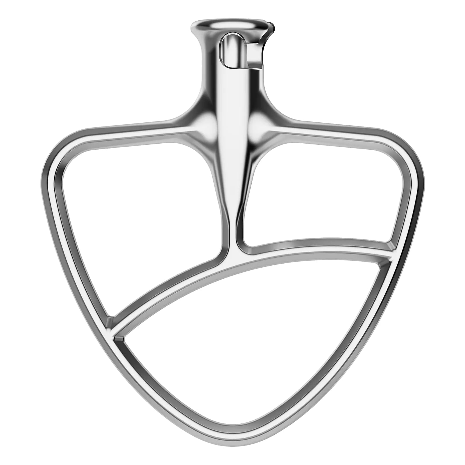 Stainless Steel Flat Beater for KitchenAid Mixer Paddle Attachment for Tilt-Head Stand Mixer Fits 4.5-5 QT Mixing Bowl Beater Replacement Dishwasher Safe by GVODE