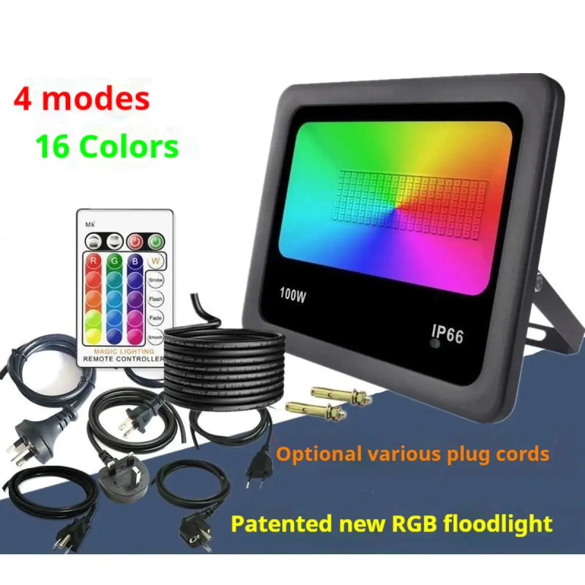 Color-Changing Outdoor LED Floodlight