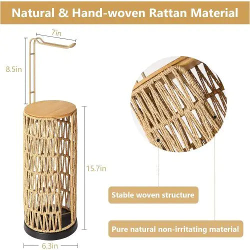 Independent Toilet Paper Holder With Storage Space