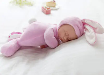 Realistic Soothing Baby Doll - Soft Rubber Educational Toy