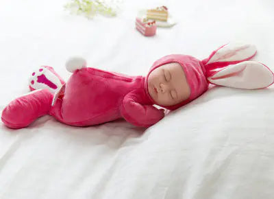Realistic Soothing Baby Doll - Soft Rubber Educational Toy