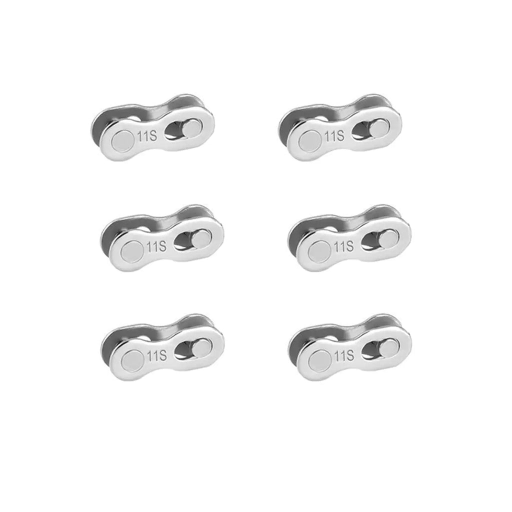 HOUSON 6 pieces bicycle chain links bicycle chain chain lock missing bicycle link quick coupling bicycle chain link connector for 11 speed chain