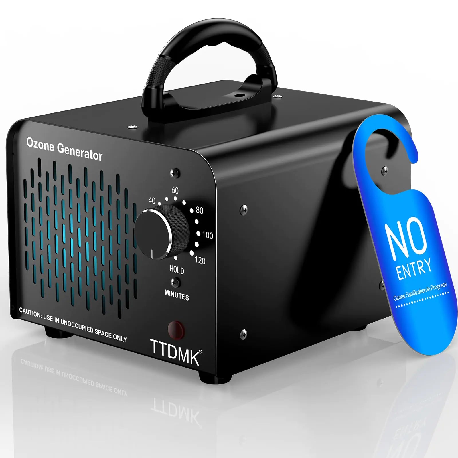 26000mg/h Ozone Generator (Black) Ozone Machine Odor Removal High Capacity Ozone Generator for Car/Pet/Smoke/Home/etc