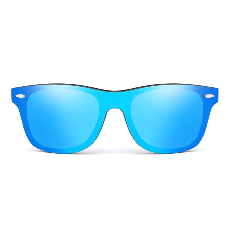 Square Bamboo Oversize  Sun Glasses